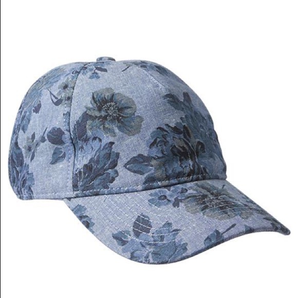 chambray baseball cap